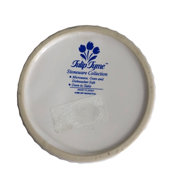 2x vintage Tulip Tyme 8 oz stoneware Japan ramekins - Picture 3 of 3